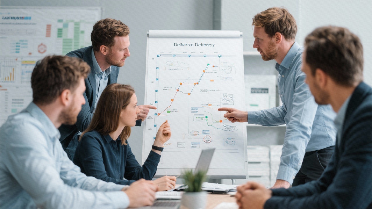 Collection of cloud data platform logos, integration connectors, and governance checklists displayed on desk during technical architecture review meeting.